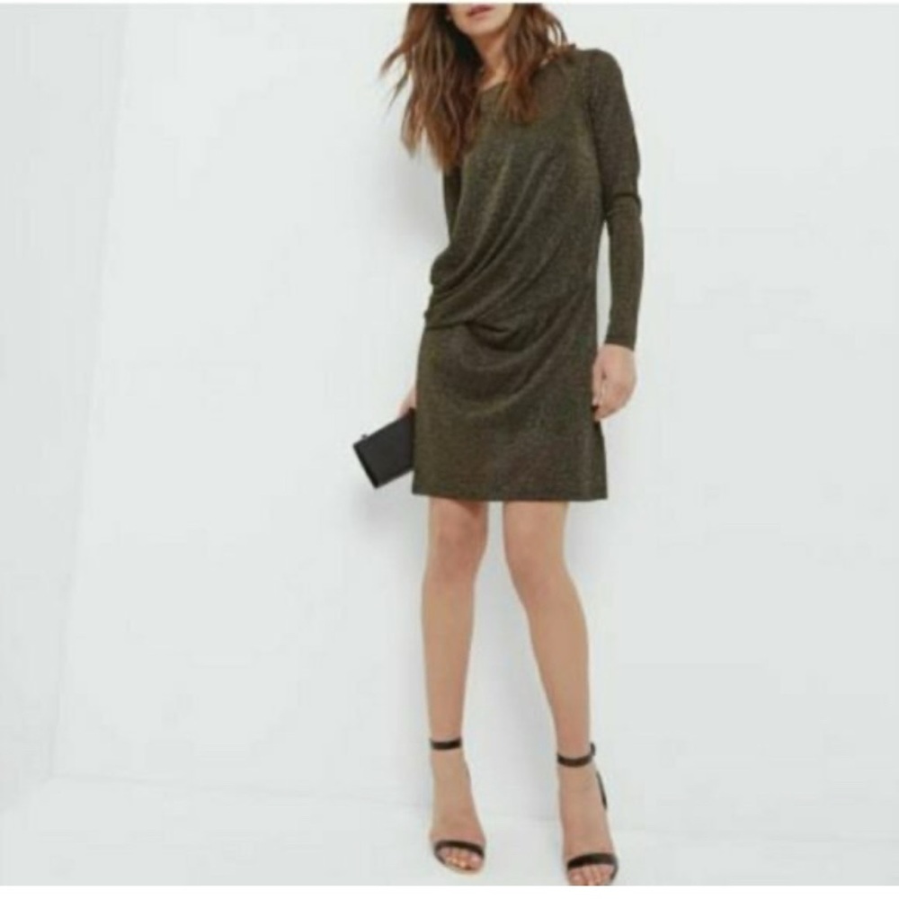 Ted Baker ETHIA Green Sparkle Layered Dress